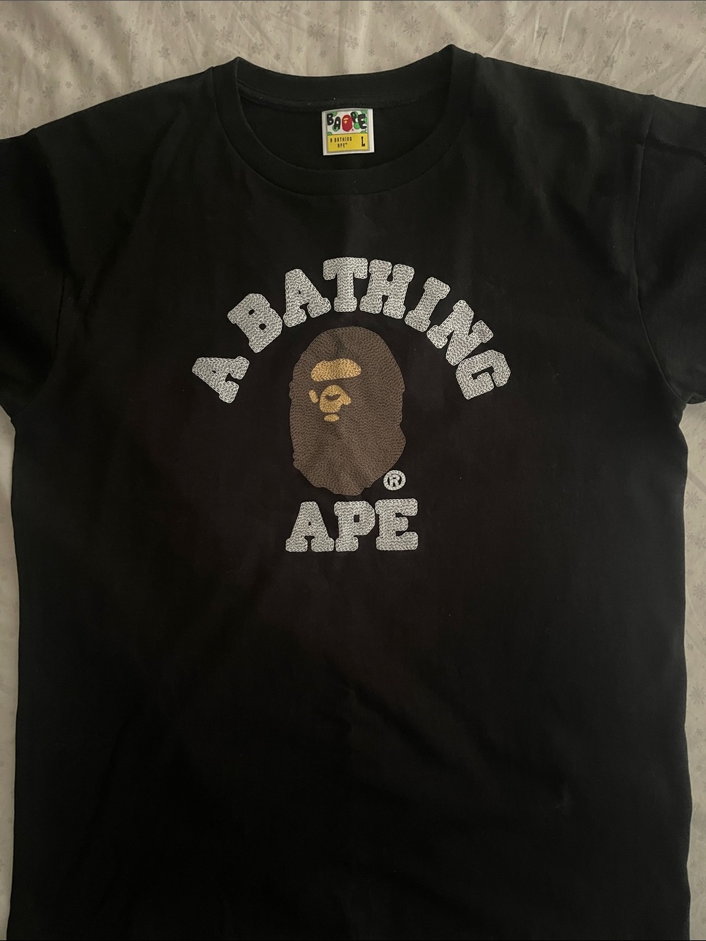 A Bathing Ape Men’s (L) Black Tee